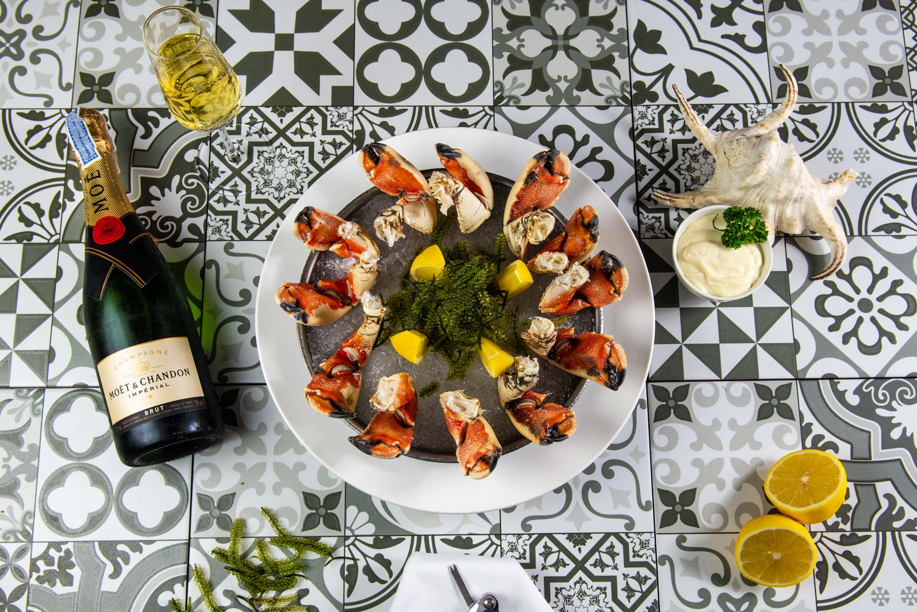US Jonah Crab Claws - Best French fine dining restaurant in Phuket - DeDos Restaurant